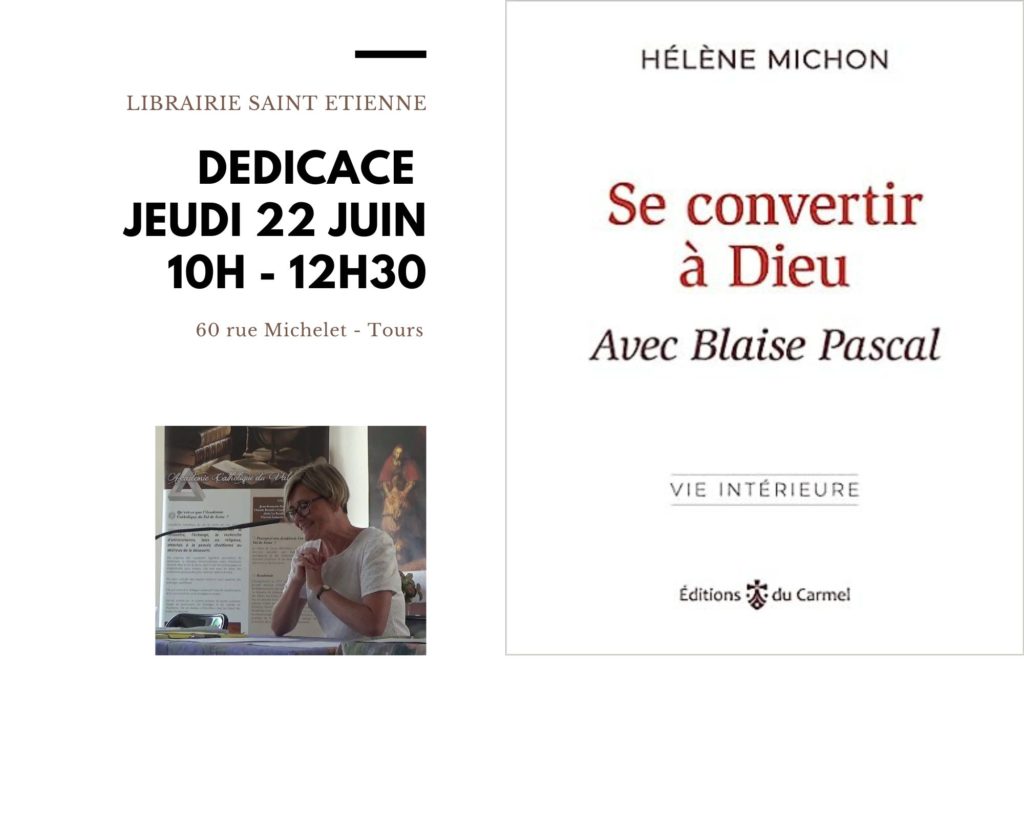 Hélène Michon le 22 juin 2023 à la librairie Saint Etienne à Tours